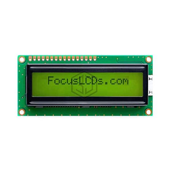 C162ALBSYLY6WTC3PAA - Focus LCDs - Display Modules - LCD, OLED Character and Numeric