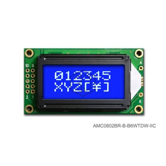 AMC0802BR-B-B6WTDW-I2C - Orient Display - duplicate use 3444 - Display Modules - LCD, OLED Character and Numeric