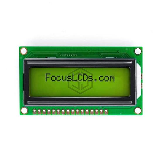 C162EXBSYSY6WT - Focus LCDs - Display Modules - LCD, OLED Character and Numeric