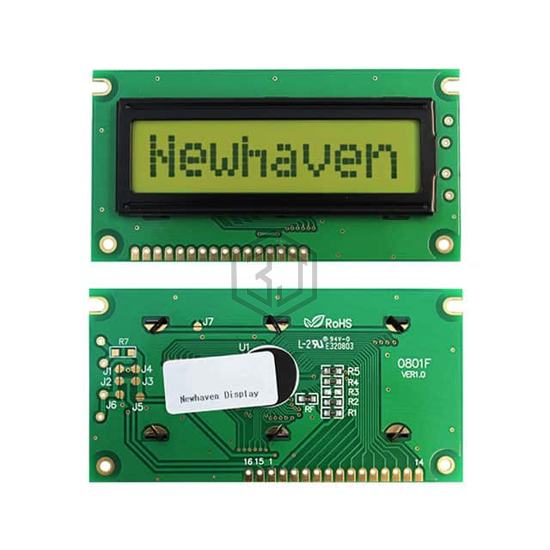 NHD-0108FZ-RN-YBW - Newhaven Display Intl - Display Modules - LCD, OLED Character and Numeric