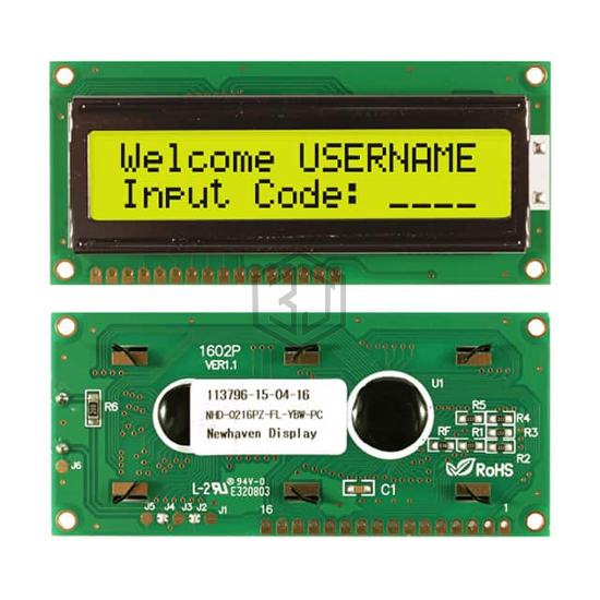 NHD-0216PZ-FL-YBW-PC - Newhaven Display Intl - Display Modules - LCD, OLED Character and Numeric
