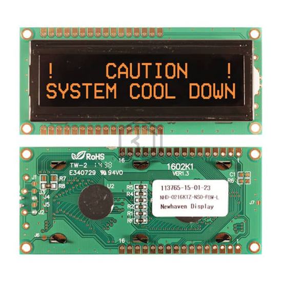 NHD-0216K1Z-NSO-FBW-L - Newhaven Display Intl - Display Modules - LCD, OLED Character and Numeric