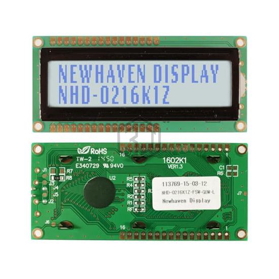 NHD-0216K1Z-FSW-GBW-L - Newhaven Display Intl - Display Modules - LCD, OLED Character and Numeric