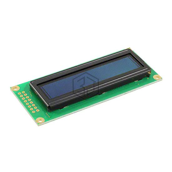 EA W162-X9LG - Display Visions - Display Modules - LCD, OLED Character and Numeric