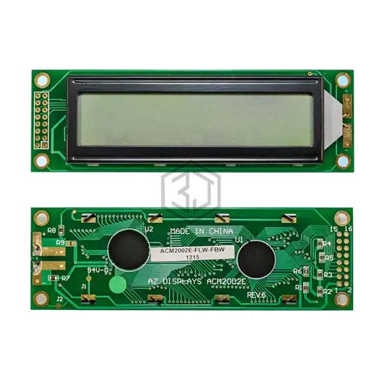 ACM2002E-ML-YBS - AZ Displays - Display Modules - LCD, OLED Character and Numeric