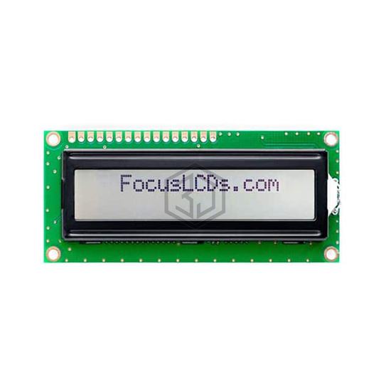 C162ALBSGLW6WT33PAB1 - Focus LCDs - Display Modules - LCD, OLED Character and Numeric