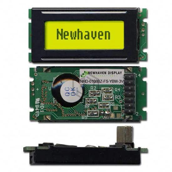 NHD-0108BZ-FS-YBW-3V - Newhaven Display Intl - Display Modules - LCD, OLED Character and Numeric