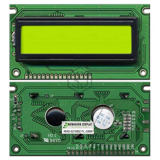 NHD-0216BZ-FL-GBW - Newhaven Display Intl - Display Modules - LCD, OLED Character and Numeric