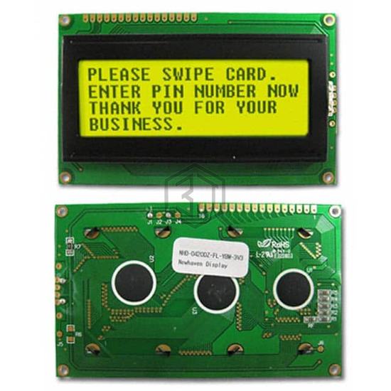 NHD-0420DZ-FL-YBW-3V - Newhaven Display Intl - Display Modules - LCD, OLED Character and Numeric