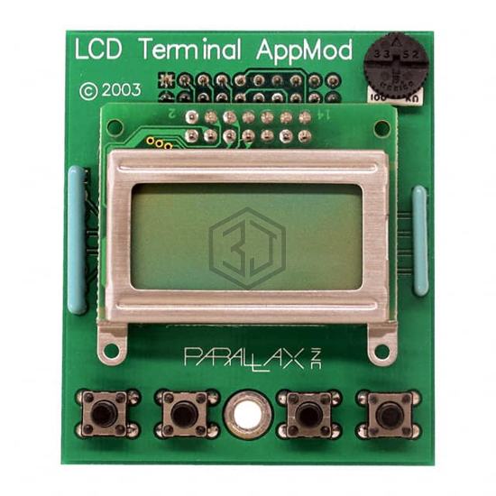 29121 - Parallax Inc. - Display Modules - LCD, OLED Character and Numeric