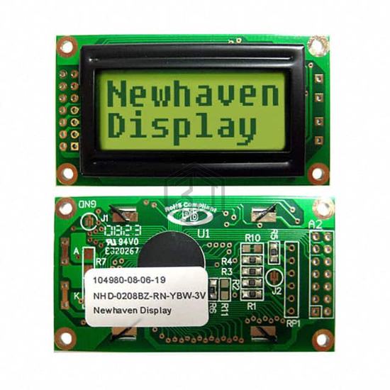 NHD-0208BZ-RN-YBW-3V - Newhaven Display Intl - Display Modules - LCD, OLED Character and Numeric