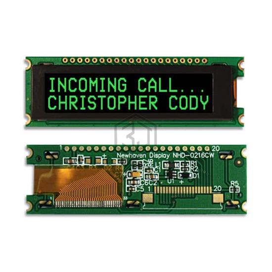 NHD-0216CW-AG3 - Newhaven Display Intl - Display Modules - LCD, OLED Character and Numeric