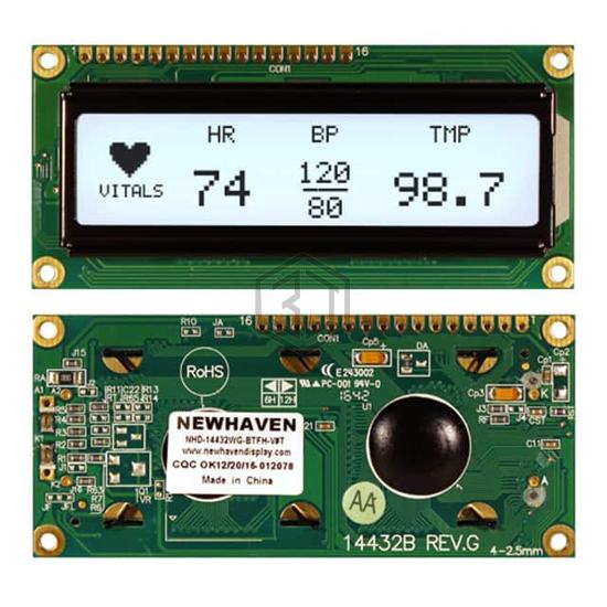 NHD-14432WG-BTFH-V#T - Newhaven Display Intl - Display Modules - LCD, OLED, Graphic