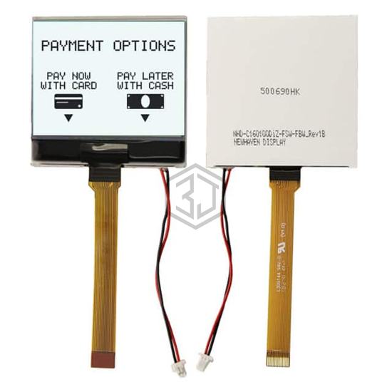 NHD-C160100DIZ-FSW-FBW - Newhaven Display Intl - Display Modules - LCD, OLED, Graphic