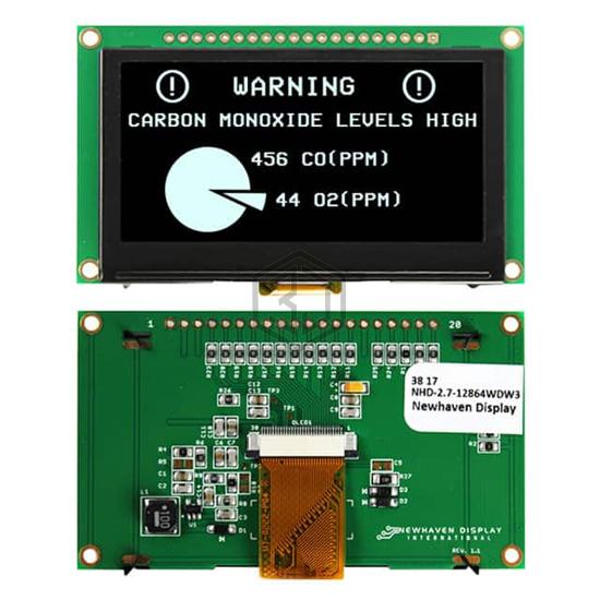 NHD-2.7-12864WDW3 - Newhaven Display Intl - Display Modules - LCD, OLED, Graphic