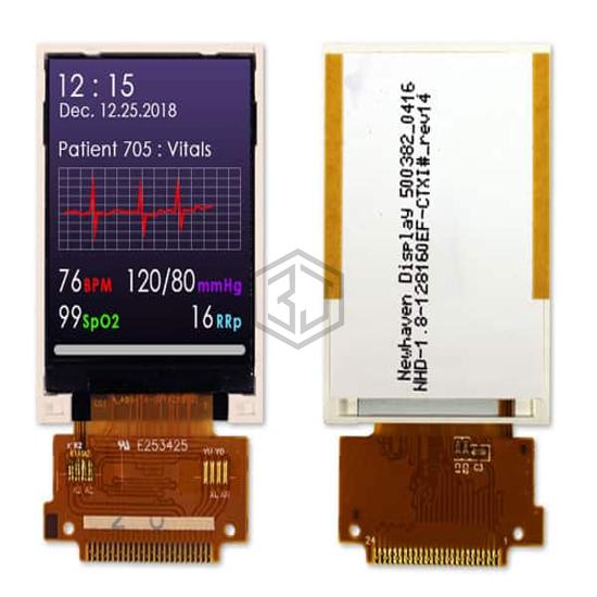 NHD-1.8-128160EF-CTXI# - Newhaven Display Intl - Display Modules - LCD, OLED, Graphic
