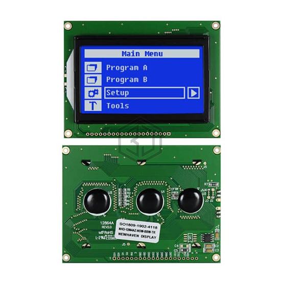 NHD-12864AZ-NSW-BBW-TR - Newhaven Display Intl - Display Modules - LCD, OLED, Graphic