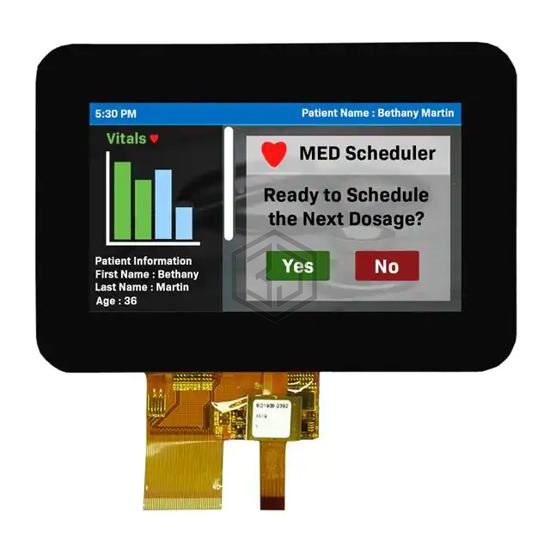 NHD-4.3-800480EZ-ASXP-CTP - Newhaven Display Intl - Display Modules - LCD, OLED, Graphic