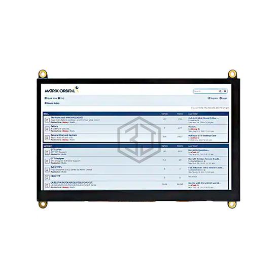HTT70A-TPC-BLM-B0-H6-CH-VPT - Matrix Orbital - Display Modules - LCD, OLED, Graphic