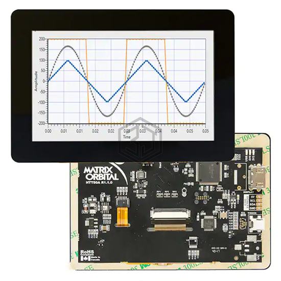 HTT50G-TPC-BLM-B0-H5-CH-V5 - Matrix Orbital - Display Modules - LCD, OLED, Graphic
