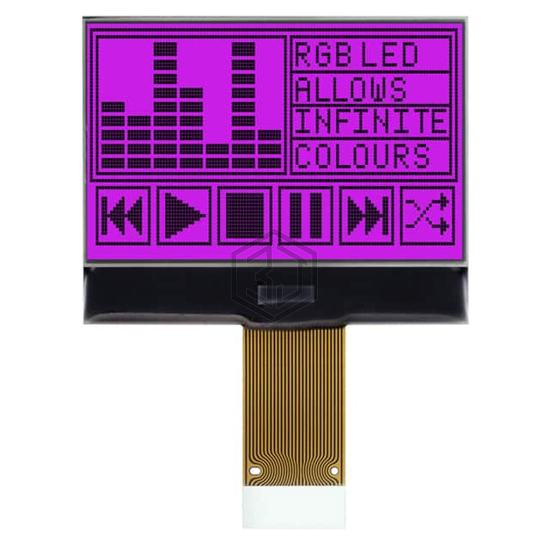 MCCOG128064B12W-FPTLRGB - Midas Displays - Display Modules - LCD, OLED, Graphic
