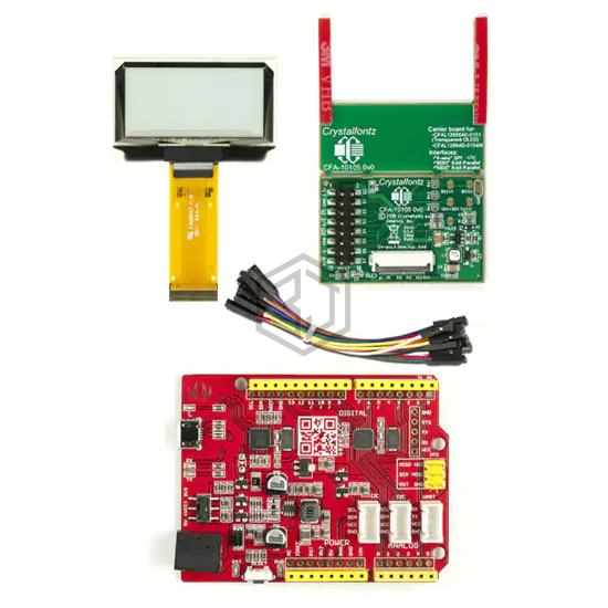 CFAL12856A0-0151-B-E1-2 - Crystalfontz - Display Modules - LCD, OLED, Graphic