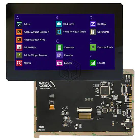 HTT70G-TPC-BLM-B0-H6-CH-V5 - Matrix Orbital - Display Modules - LCD, OLED, Graphic
