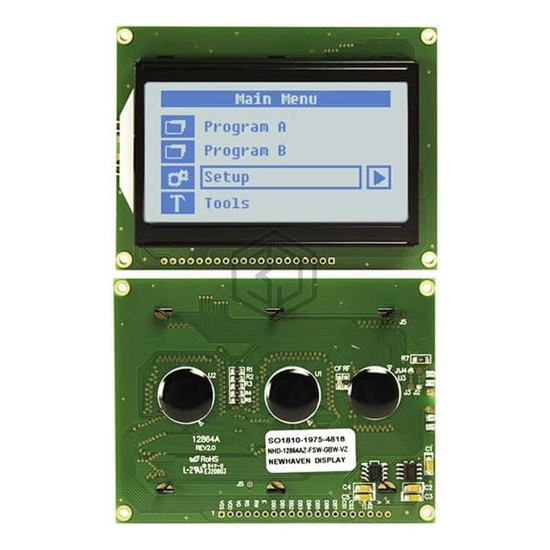 NHD-12864AZ-FSW-GBW-VZ - Newhaven Display Intl - Display Modules - LCD, OLED, Graphic