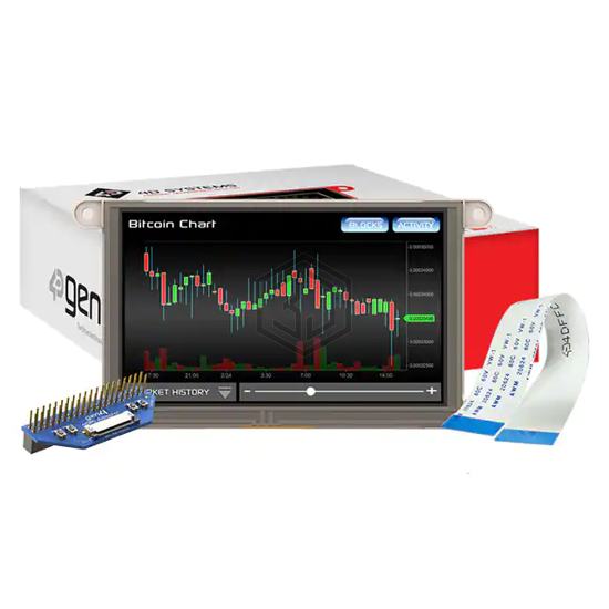 GEN4-4DPI-50T - 4D Systems Pty Ltd - Display Modules - LCD, OLED, Graphic