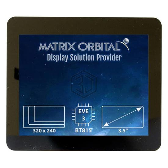 EVE3-35G-BLM-TPC-F32 - Matrix Orbital - Display Modules - LCD, OLED, Graphic