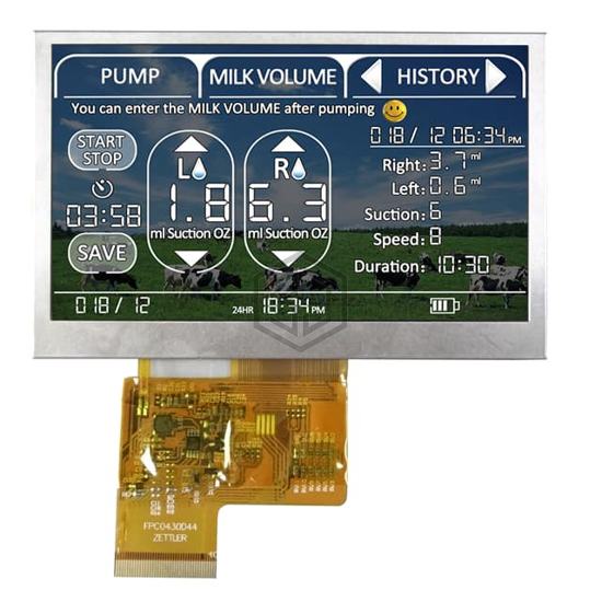 ATM0430D44 - AZ Displays - Display Modules - LCD, OLED, Graphic