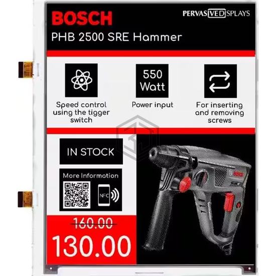 E2B98JS0B5 - Pervasive Displays - Display Modules - LCD, OLED, Graphic