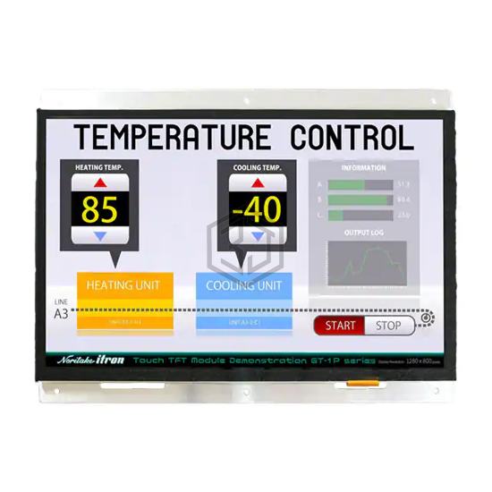 GT1280X800A-1303P - Noritake Company Inc. - Display Modules - LCD, OLED, Graphic