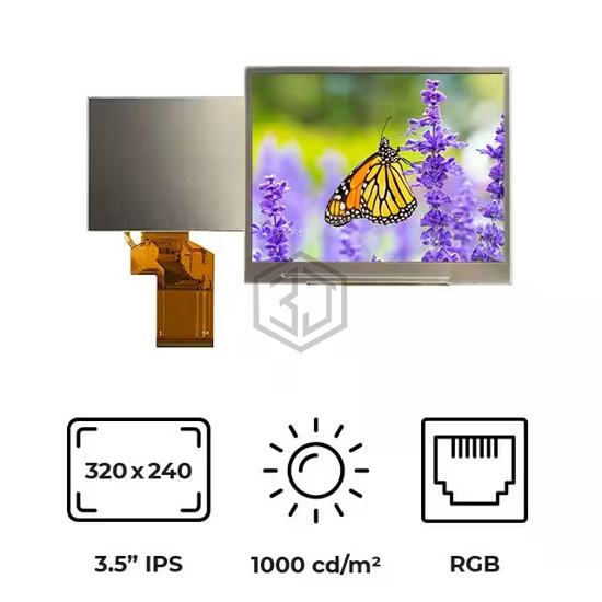 RVT35HHTNWN00 - Riverdi - Display Modules - LCD, OLED, Graphic
