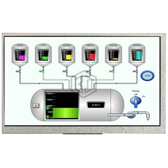 MDT0700ESH-HDMI - Midas Displays - Display Modules - LCD, OLED, Graphic