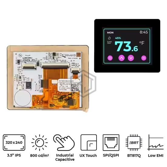 RVT35HHBNWC00 - Riverdi - Display Modules - LCD, OLED, Graphic
