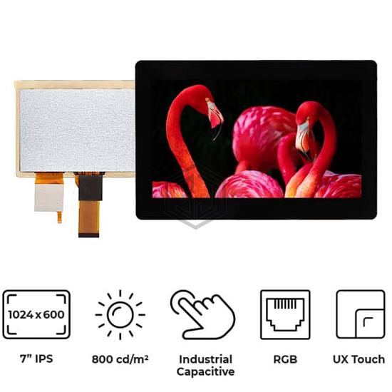 RVT70HSTNWC00 - Riverdi - Display Modules - LCD, OLED, Graphic