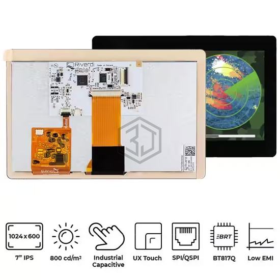 RVT70HSBNWC00 - Riverdi - Display Modules - LCD, OLED, Graphic