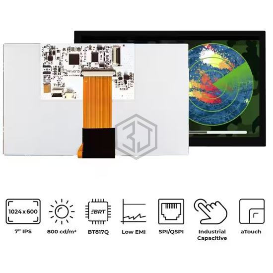RVT70HSBNWCA0 - Riverdi - Display Modules - LCD, OLED, Graphic