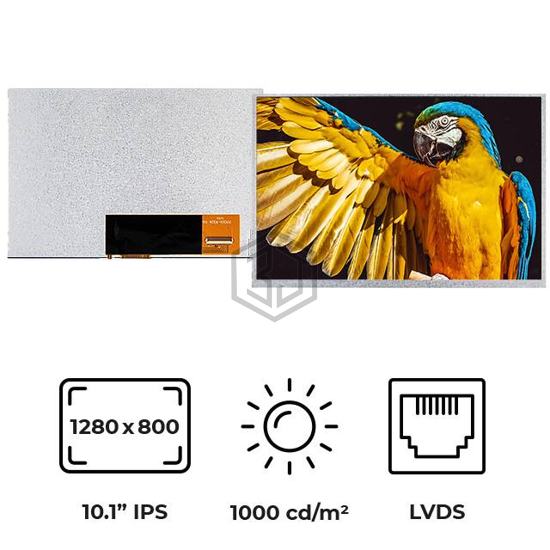 RVT101HVLNWN00 - Riverdi - Display Modules - LCD, OLED, Graphic