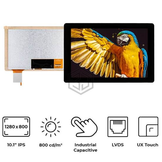 RVT101HVLNWC00 - Riverdi - Display Modules - LCD, OLED, Graphic