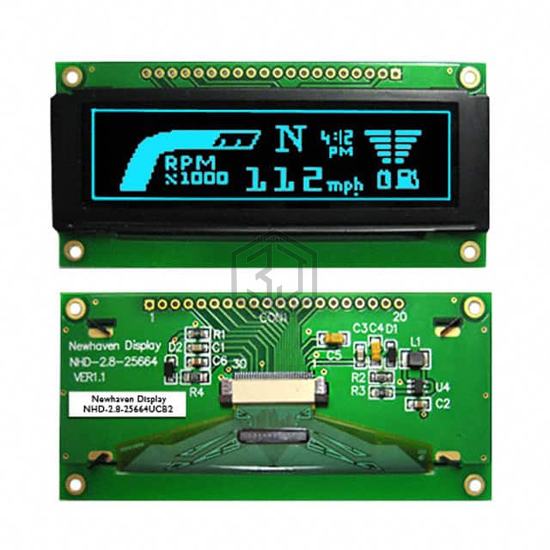 NHD-2.8-25664UCB2 - Newhaven Display Intl - Display Modules - LCD, OLED, Graphic