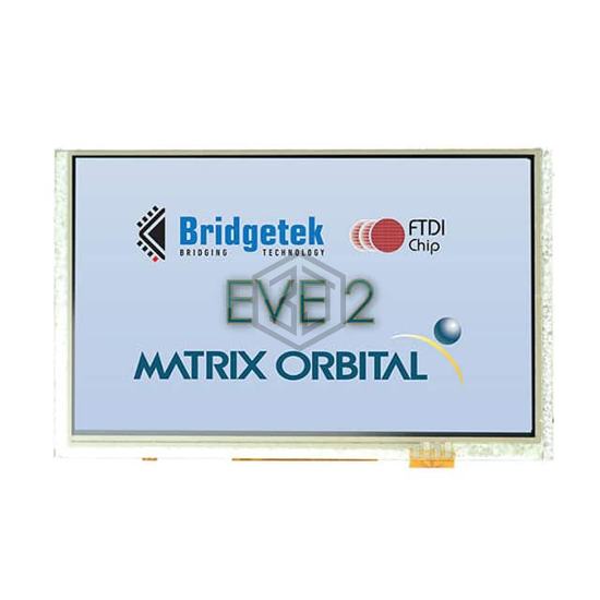 EVE2-50A-BLM-TPR - Matrix Orbital - Display Modules - LCD, OLED, Graphic