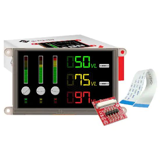 GEN4-ULCD-50D - 4D Systems Pty Ltd - Display Modules - LCD, OLED, Graphic