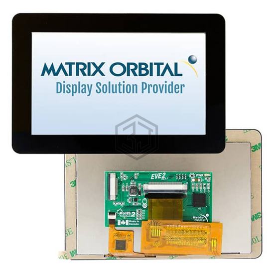 EVE2-43G-BLM-TPC - Matrix Orbital - Display Modules - LCD, OLED, Graphic