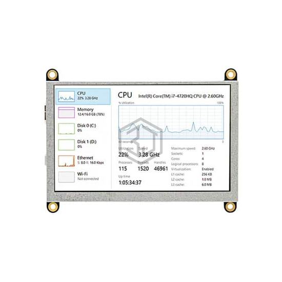 HTT50A-TPN-BLM-B0-H6-CH-V5 - Matrix Orbital - Display Modules - LCD, OLED, Graphic