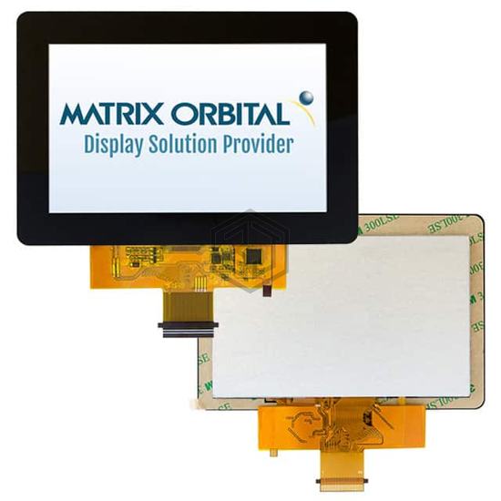 MOP-TFT800480-50G-BLM-TPC - Matrix Orbital - Display Modules - LCD, OLED, Graphic