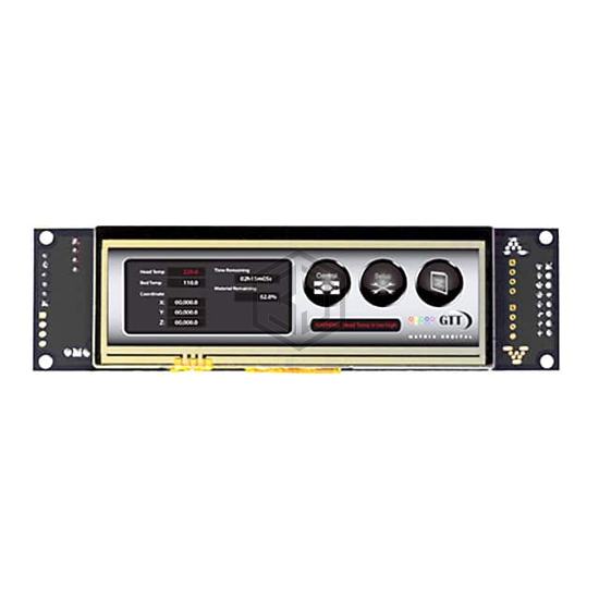 GTT38A-TPR-BLH-B0-H1-CU-V5 - Matrix Orbital - Display Modules - LCD, OLED, Graphic