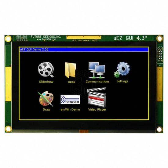 UEZGUI-4088-43WQN-BA - Future Designs Inc. - Display Modules - LCD, OLED, Graphic