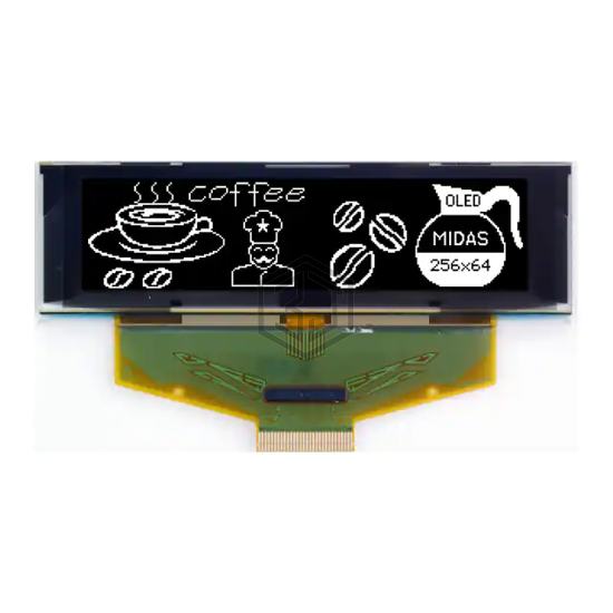 MCOT256064BA-WM - Midas Displays - Display Modules - LCD, OLED, Graphic